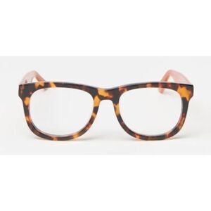 J.McLaughlin Barlett Reading Glasses +1.50 Tortoise Shell Orange Bold Frame